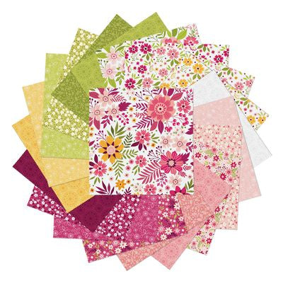 wildflowers fabric 10X10