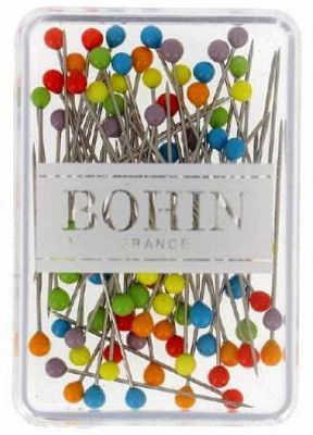 Glass Head Pins 1 3/16