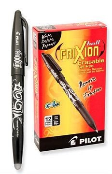 Erasable Gel Pen - BLACK