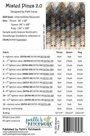 Misted Pines Pattern