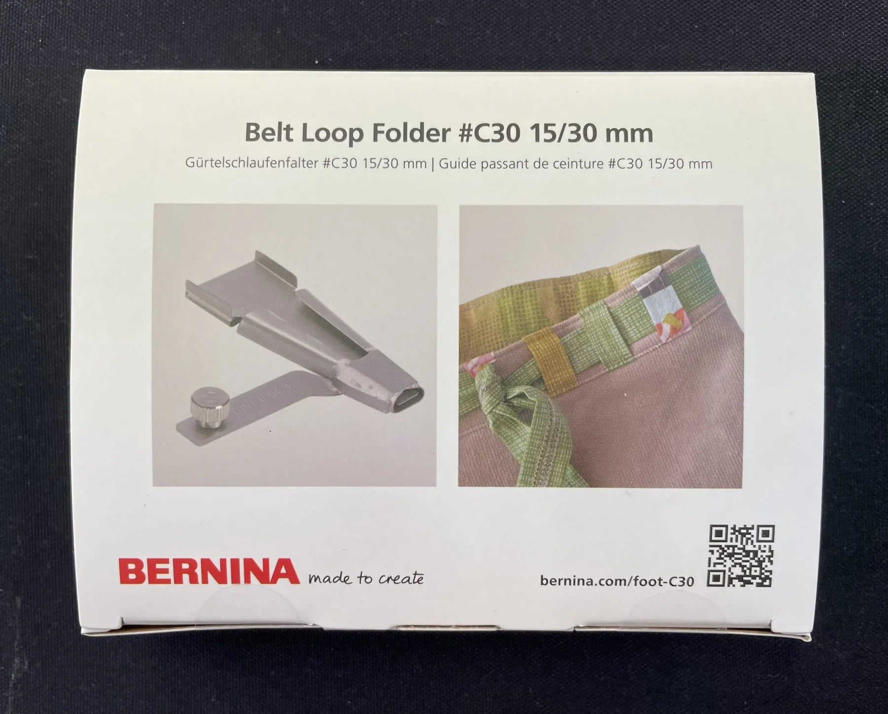 BELT LOOP FOLDER #C30-10/20