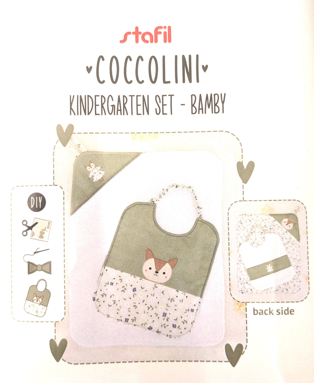 Kit Coccolini Kindergarten -bib and towel