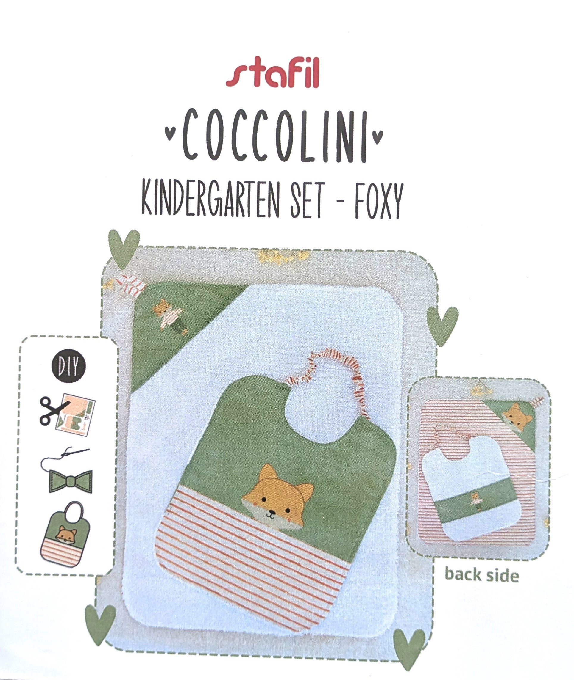 Kit Coccolini Kindergarten -bib and towel