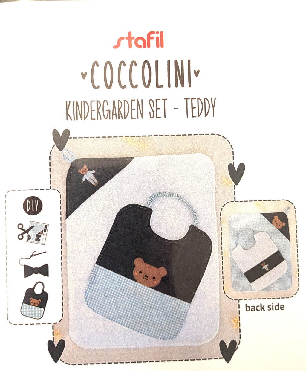 Kit Coccolini Kindergarten -bib and towel