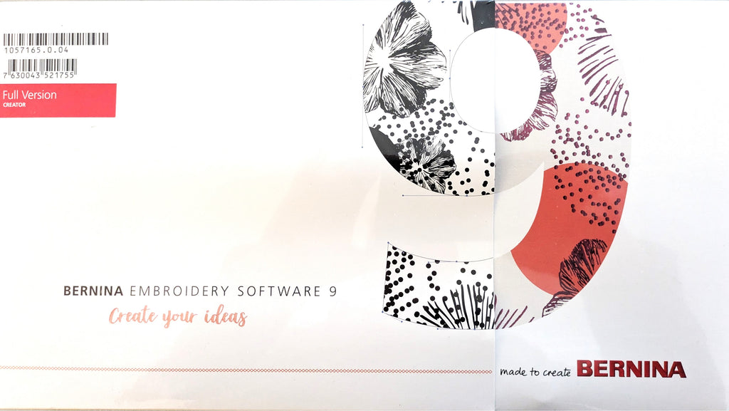 BERNINA Embroidery Digitizing Software 9 - Full Version Creator