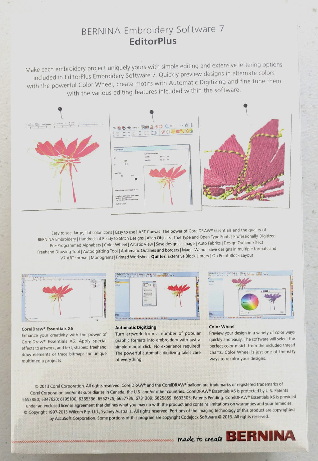 Embroidery Software 7 EditorPlus